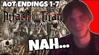 NEW ANIME FAN Reacts to ATTACK ON TITAN Endings (1-7) for THE FIRST TIME!!!