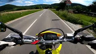 Suzuki DRZ 400 RAW Sound || Leovince X3 || No Windnoise || 4K