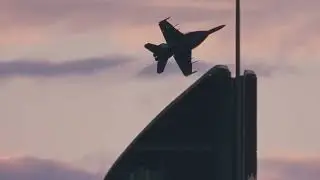 F/A-18 Super Hornet Riverfire 2022 display