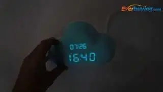 Creative Digital USB Cloud Alarm Clock with Sound Control