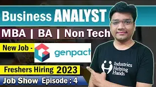 Genpact | Business Analyst | MBA | BA | Non Tech | Apply for Jobs |  Fresher Hiring | Nishant Bhaiya