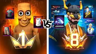PRIME Lvl 8 ID💥₹2,00,000 WORTHU🥶🔥Free Fire Collection #prime8collection #freefiretamil