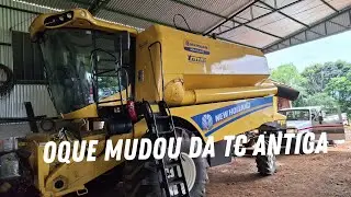 Mostrando em detalhes a colheitadeira TC 4.90