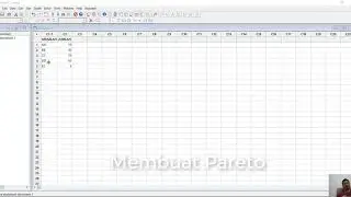 MINITAB MEMBUAT PARETO DIAGRAM