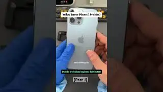 ⚠️Yellow Screen iPhone 13 Pro Max? Full Teardown & Repair Reveals the Truth (part1)