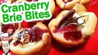 Cranberry Brie Pastry Bites - Easy Holiday Treat Recipe