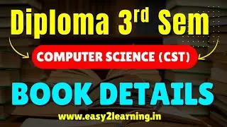 Diploma 3rd Sem CST Books | WBSCTE Book List 2025 | Computer Science WB Polytechnic