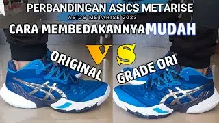 CARA MEMBEDAKAN ASICS METARISE ORIGINAL vs GRADE ORI BLUE COLOURS