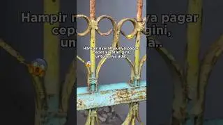 Pengen cat ulang pagar besi yang karatan? Orchid Enamel Paint aja!