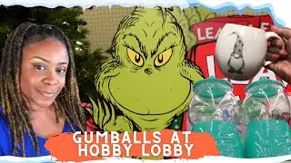 CHRISTMAS SHOP WITH ME | GUMBALL MACHINES AT HOBBY LOBBY