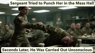 Sergeant Tried to Punch Her in the Mess Hall—Seconds Later, He Was Carried Out Unconscious |