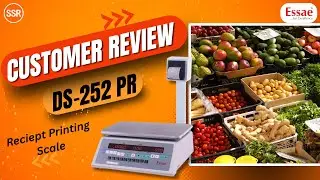 CS Vegetables Customer Review | Essae DS-252 PR Receipt Printing Scale | SSR Solutions