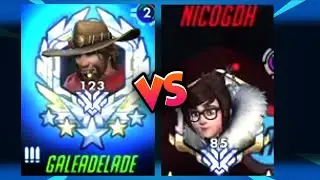 GALE TOP 500 MCCREE VS NICOGDH OWL MEI! [ OVERWATCH SEASON 23 ]