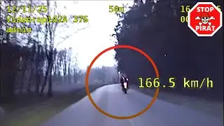 Pościg Puławskiej Policji za 24-latkiem kierującym Yamahą. STOP PIRAT