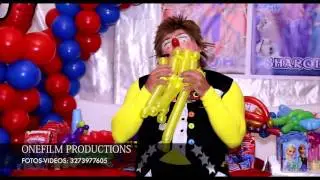 PELUCHIN MILANO SHOW ( GLOBOFLEXIA ) PAYASO MILANO ITALIA
