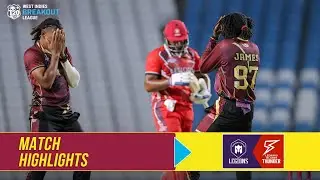 Highlights | Leeward Islands Thunder vs Trinidad & Tobago Legions  | West Indies T20 Breakout League