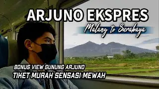 Naik Kereta Eksekutif Arjuno Ekspres Stasiun Malang ke Stasiun Gubeng Surabaya | KA Arjuno Ekspres