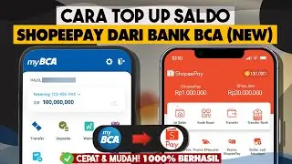 Cara Top up Saldo SHOPEEPAY dari Bank BCA | Transfer myBCA ke SHOPEEPAY