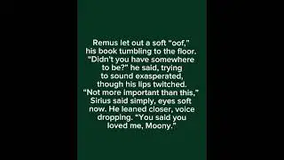 The thing you said. #maraudersera #remus #sirius #marauders #siriusstar #wolfstar #funny #ship