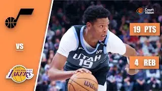 Ace Bailey - 19 Points, 4 Rebounds vs Lakers - 2025-26 Regular Season