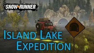 Expedition on Island Lake | No Fuel Station | No Garage | SnowRunner - Gameplay
