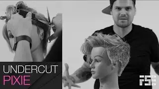 Q & Haircut - Undercut Pixie Haircut like Tegan Quin - Step by Step