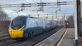 Rainy Wednesday Action At Rugeley Trent Valley (WCML/CL) 07/01/26