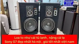Cả năm nay giờ mới hặp lại khủng long nhà sony , loa SONY SS G7 , bass 40 , nặng cả tạ vừa nge vừa h