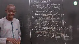 Cours - Cinquième - Français : Le Groupe adjectival / Suite / M. NDIAYE
