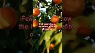 Few people know the health benefits of peaches.