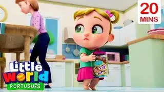 🍭🍬O Lanchinho Saud&aacute;vel da Nina e do Nico | | O Mundo de Nina e Nico - Little World Portugu&ecirc;s