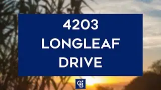 4203 Longleaf Drive | $205,000