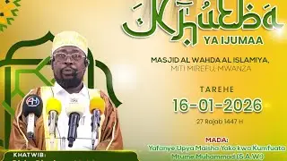 YAFANYE UPYA MAISHA YAKO KWA KUMFUATA MTUME MUHAMMAD (S.A.W.)— SHK.SHEKUE H. MZONGE