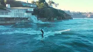 SURFING ONE OF CALIFORNIA'S RAREST WAVES! (King Tide with Derek Dunfee)