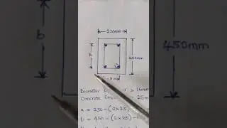 How to calculate the cutting length of stirrups for RC Beams