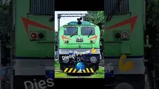 WDP4b the Diesel power 💪| #indianrailways |#trending | #viral | #shorts| #railway | #wdp4b |