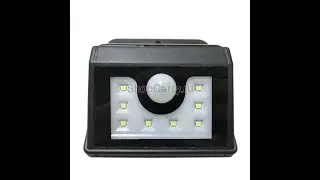 Lamper LED светильник настенный на солнечных батареях с датчиком движения 8 LED