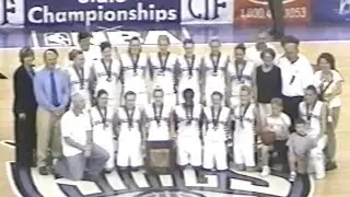 2004 CIF D-V State Finals Forest Lake Christian Lady Falcons vs Mission Prep Lady Royals 3-20-04