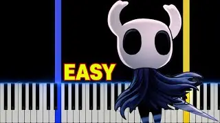 Hollow Knight - Dirtmouth | EASY Piano Tutorial + Sheet Link 🎵