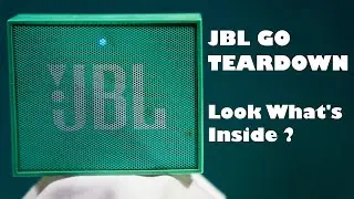 JBL GO Portable Speaker Bluetooth Teardown: How to Dissassemble
