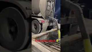 Tank unload food waste. #peterbilt #peterbilt389 #tanker