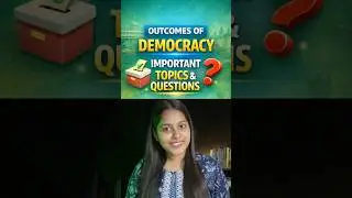Most Important questions of Outcomes of Democracy class 10 🔥#studytips #study #exam