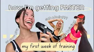 HOW I'M GETTING FASTER - Full Week of Running! 10K PR Training.
