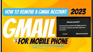 How to Remove a Gmail Account | gmail account remove from mobile phone