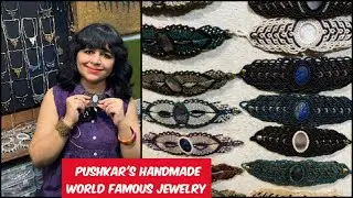 #pushkarrajasthan / World Famous Handmade Macrame jewellery / For Men & Women / Rajasthan