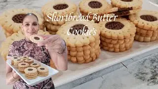 Красивое песочное печенье с маслом