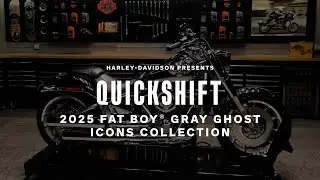 2025 Harley-Davidson Fat Boy Gray Ghost Icons Collection Overview | QuickShift