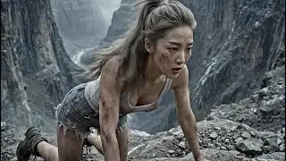 Jungle Survival - Alone Girl Survival in SnowStorm FACE with Saber Toothed Cat