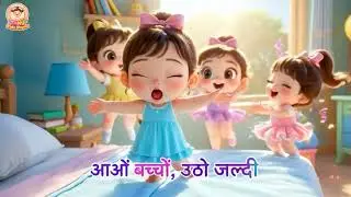 Good Habits Morning Song for Kids | Wake Up Routine | 3D Animated Baby Girl Rhymes