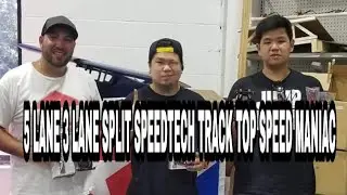 (ミニ四駆) 5 Lane 3 Lane split speedtech track top speed maniac